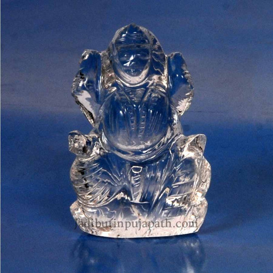 Crystal Lakshmi Idol/Sphatik Lakshmi Murti