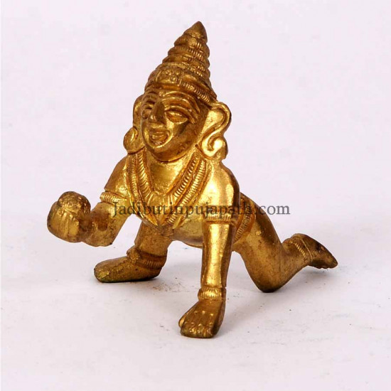 Brass Bal Krishna-Laddu Gopal Idol