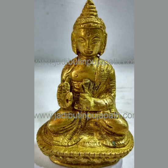 Brass Lord Buddha Idol