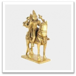 God Khandoba Idol Brass