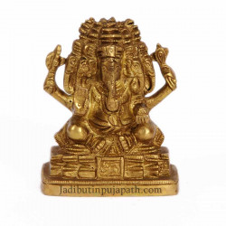 Panchmukhi Hanuman In Brass Idol