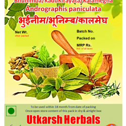 Bhunimb / kadu kirayata / Kalamegha Powder-Churna - भुईनिम/ भूनिम्ब / कालमेघ Andrographis paniculata/Pure Single Herb Powder