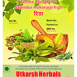 Reetha / Soapberry  Powder-Churna - रिठा Sapindus mukorossi fruit/Pure Single Herb Powder