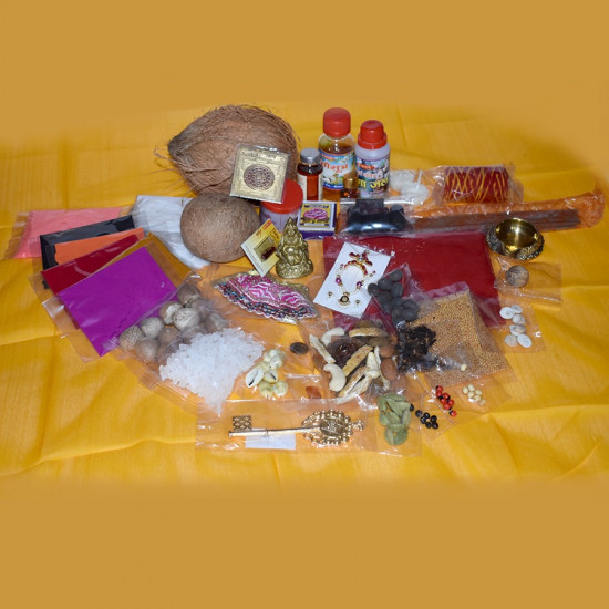 Kuber Puja Kit + Free 1 Vastra - Poshak + 1 Mukut 1 Moti Mala Kuber Puja Kit + Free 1 Vastra - Poshak + 1 Mukut 1 Moti Mala