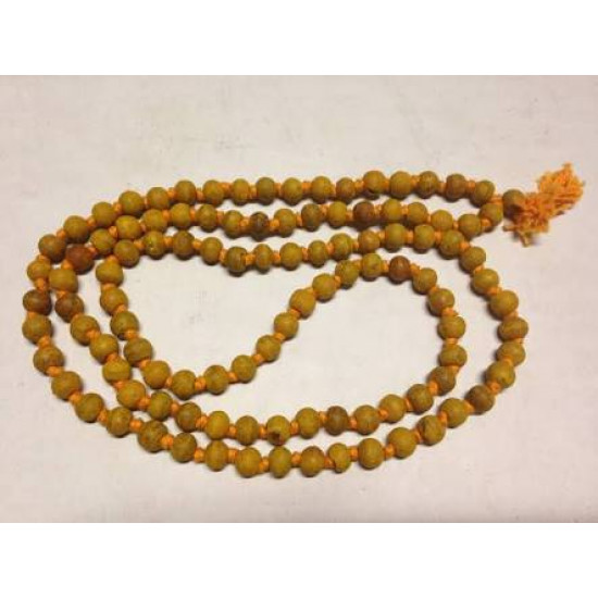 Haldi Mala - Turmeric (Haldi) Mala 108+1- Peeli Haldi Ki Mala