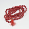 Natural Red Agate-Hakik Mala - लाल अकिक माला 108+1/Real Laal Hakik Mala